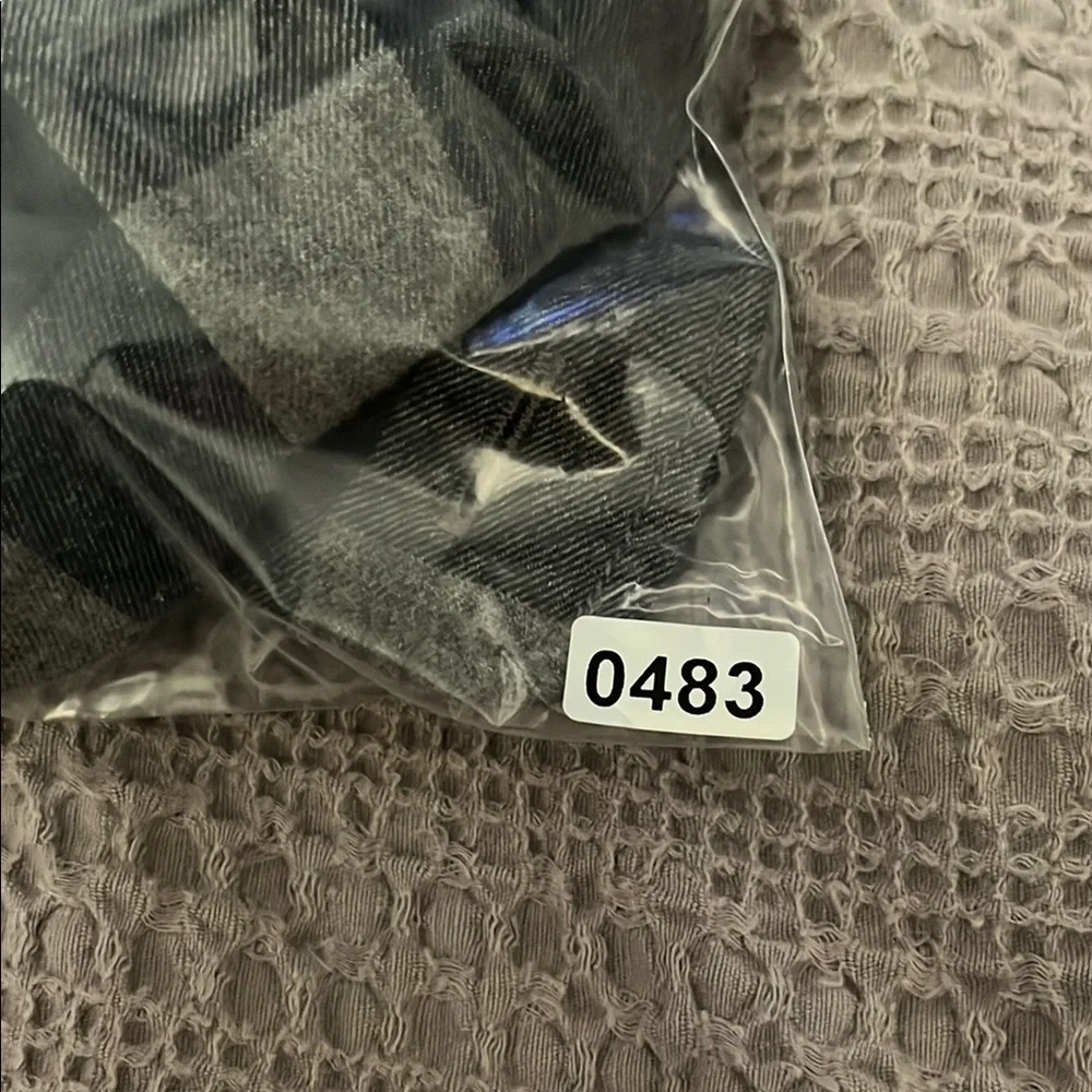 J. Crew Navy and Charcoal Plaid Shirt